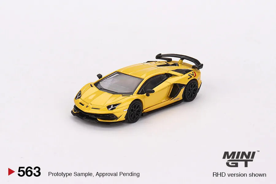 TSM Mini GT 1:64 Lamborghini Aventador SVJ New Giallo Orion (RHD)
