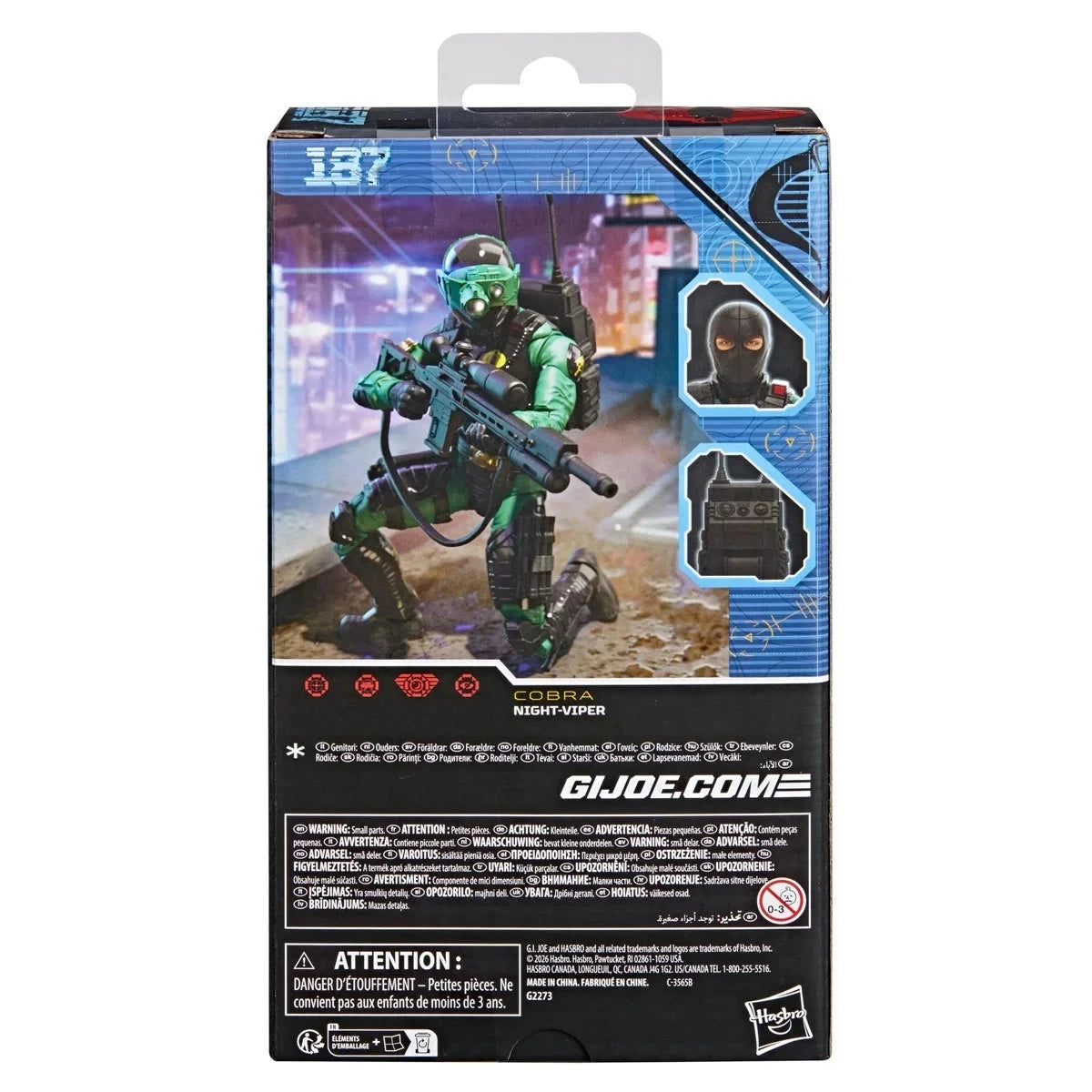 G.I. Joe Classified Night-Viper 6 inch Figure