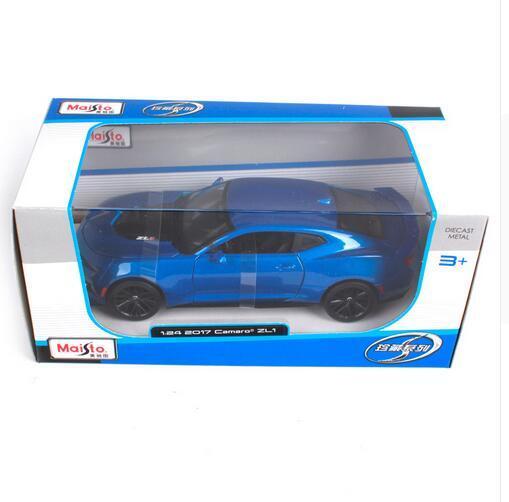 1:24 2017 Camaro ZL1 Blue Diecast Model Car