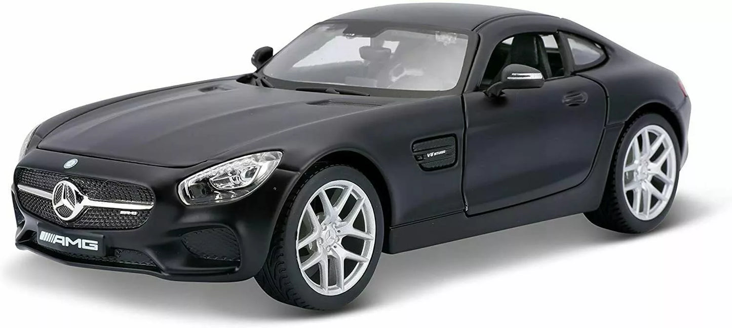 1:24 Mercedes AMG GT Matte Black Diecast Model Car