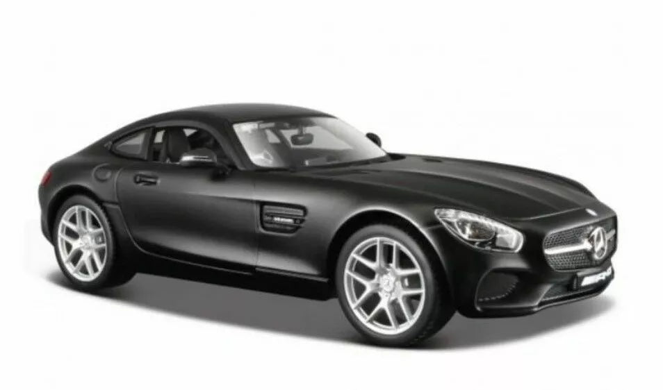 1:24 Mercedes AMG GT Matte Black Diecast Model Car