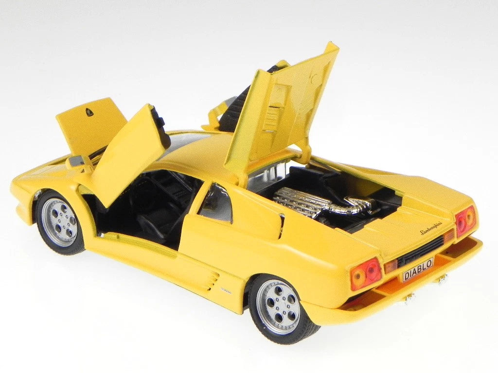 1:24 Lamborghini Diablo Yellow Diecast Model Car