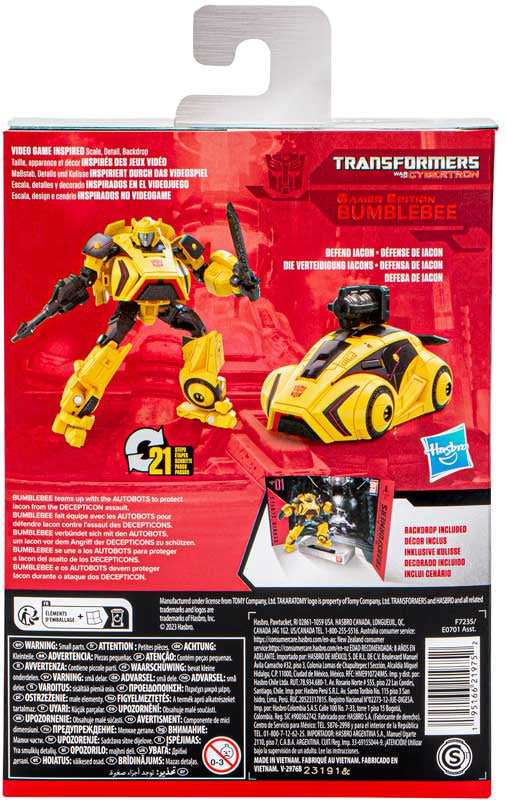 Transformers Studio Series War For Cybertron Gamer Edition Deluxe Bumblebee