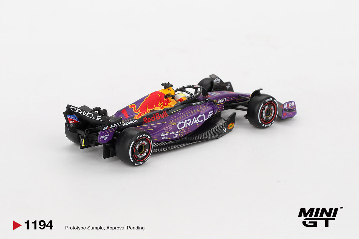TSM Mini GT 1:64 Oracle Red Bull Racing RB19 #1 Max Verstappen 2023 F1 2023 Las Vegas GP Winner