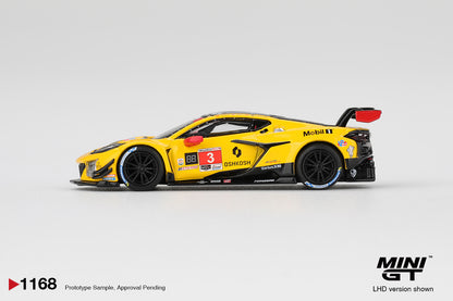 TSM Mini GT 1:64 Chevrolet Corvette Z06 GT3.R #3 Corvette Racing by Pratt Miller Motorsports 2025 IMSA Daytona 24 Hrs