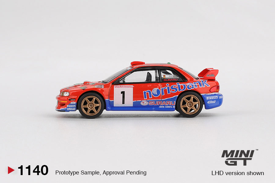 TSM Mini GT 1:64 Subaru Impreza WRC97 #1 1999 DRM Champion