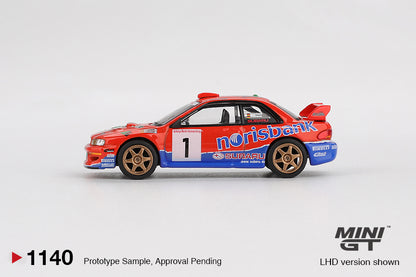 TSM Mini GT 1:64 Subaru Impreza WRC97 #1 1999 DRM Champion