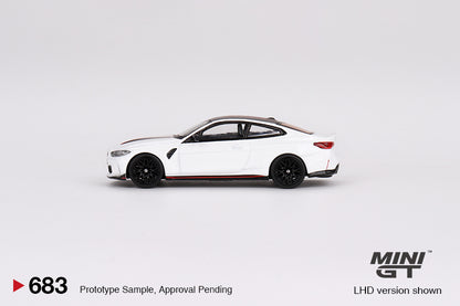 TSM Mini GT 1:64 BMW M4 CSL Alpine White