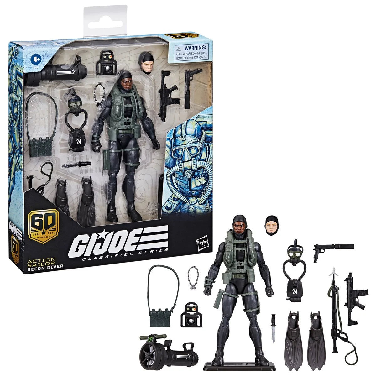 G.I. Joe Classified 60th Action Sailor - Recon Diver 6 inch Figure