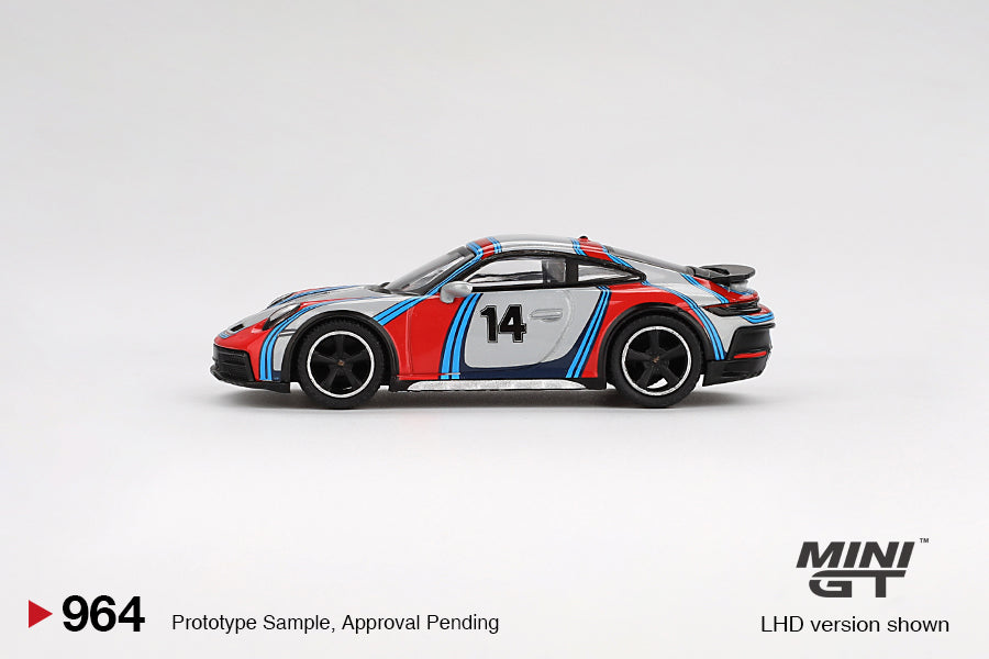TSM Mini GT 1:64 Porsche 911 Dakar Ice Grey Metallic "Rally 1978" (RHD)