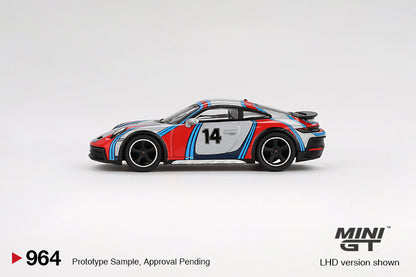 TSM Mini GT 1:64 Porsche 911 Dakar Ice Grey Metallic "Rally 1978" (RHD)