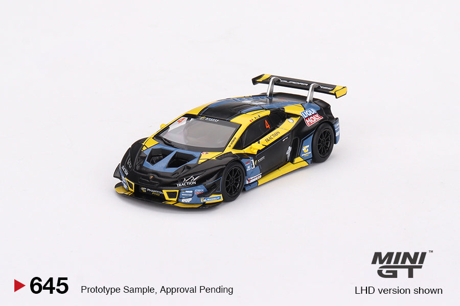 TSM Mini GT 1:64 Lamborghini Huracán GT3 EVO #4 2022 Macau GP Macau GT Cup 3rd Place