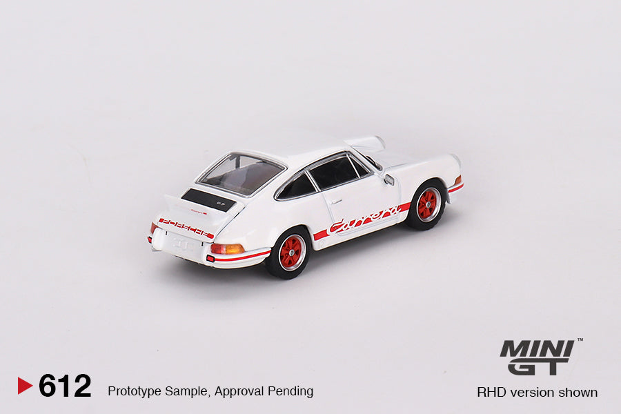 TSM Mini GT 1:64 Porsche 911 Carrera RS 2.7 Grand Prix White with Red Livery