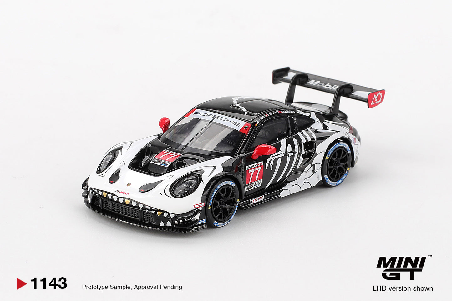 TSM Mini GT 1:64 Porsche 911 GT3 R #77 AO Racing 2025 IMSA Petit Le Mans