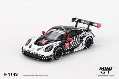 TSM Mini GT 1:64 Porsche 911 GT3 R #77 AO Racing 2025 IMSA Petit Le Mans