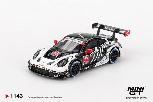 TSM Mini GT 1:64 Porsche 911 GT3 R #77 AO Racing 2025 IMSA Petit Le Mans