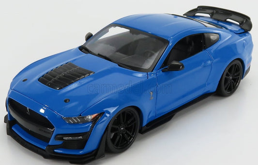 1:18 2020 Mustang Shelby GT500 Blue Diecast Model Car