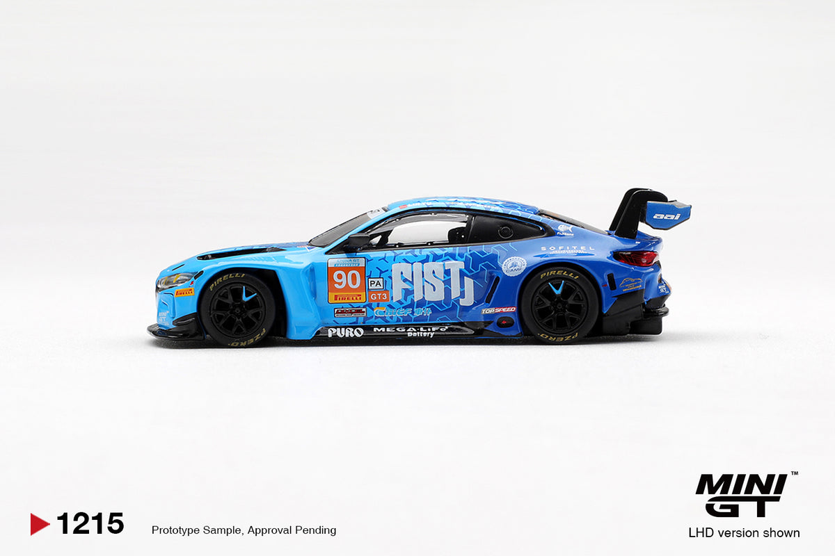 TSM Mini GT 1:64 BMW M4 GT3 EVO #90 FIST Team AAI 2025 China GT Diecast Model Car