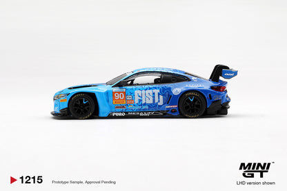TSM Mini GT 1:64 BMW M4 GT3 EVO #90 FIST Team AAI 2025 China GT Diecast Model Car