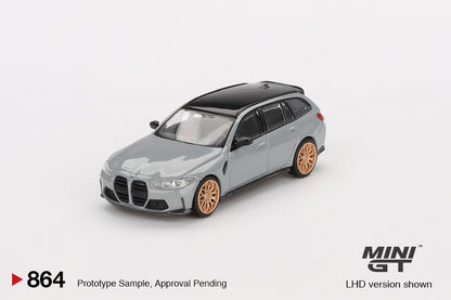 TSM Mini GT 1:64 BMW M3 Competition Touring Brooklyn Grey RHD