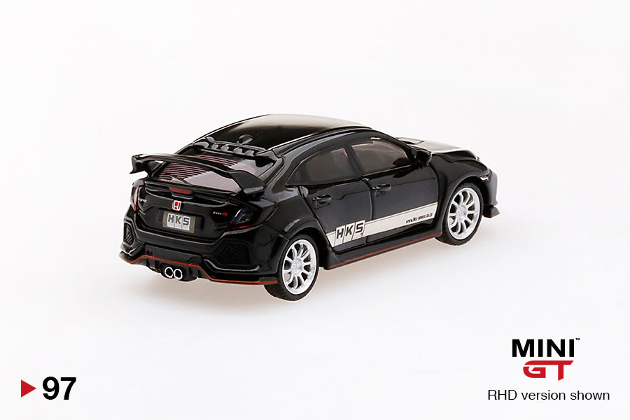 TSM Mini GT 1:64 Honda Civic Type R HKS Black (RHD)