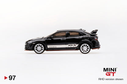 TSM Mini GT 1:64 Honda Civic Type R HKS Black (RHD)