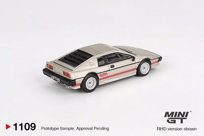 TSM Mini GT 1:64 Lotus Esprit Turbo Metallic Silver