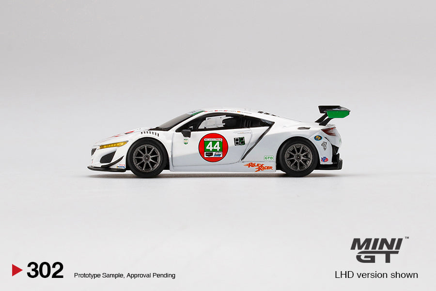 TSM Mini GT 1:64 Acura NSX GT3 Evo #44 Magnus Racing 2021 IMSA Daytona 24hrs