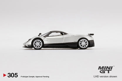 TSM Mini GT 1:64 Pagani Zonda F Silver (RHD)