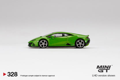 TSM Mini GT 1:64 Lamborghini Huracán EVO Verde Mantis (RHD)