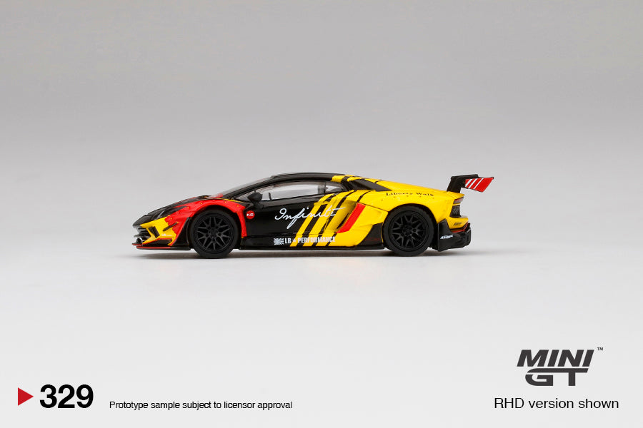 TSM Mini GT 1:64 LB Works Lamborghini Aventador Limited Edition Infinite Motorsports