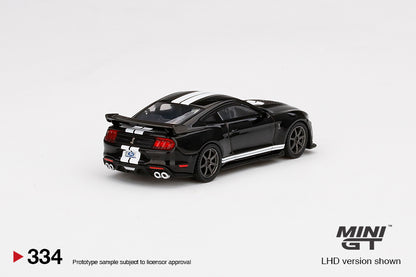 TSM Mini GT 1:64 Ford Mustang Shelby GT500 Shadow Black (RHD)