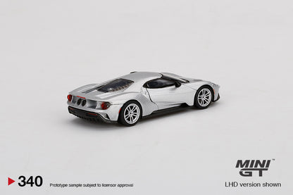 TSM Mini GT 1:64 Ford GT Ingot Silver (LHD)