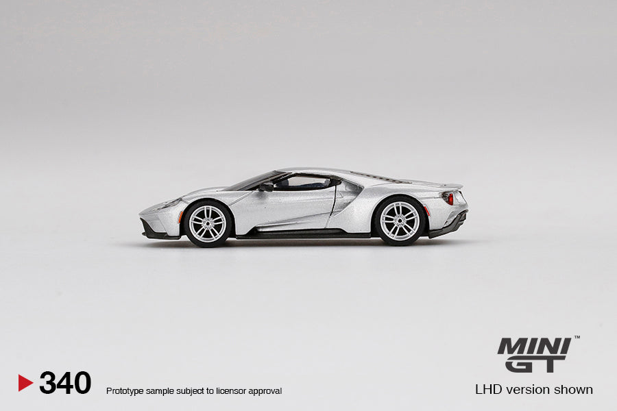 TSM Mini GT 1:64 Ford GT Ingot Silver (LHD)