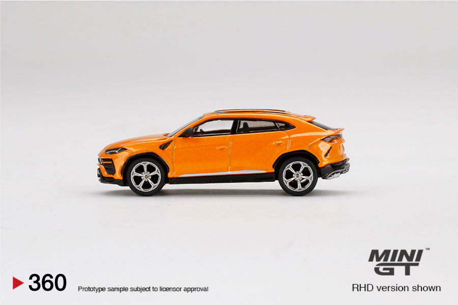 TSM Mini GT 1:64 Lamborghini Urus Arancio Borealis (RHD)