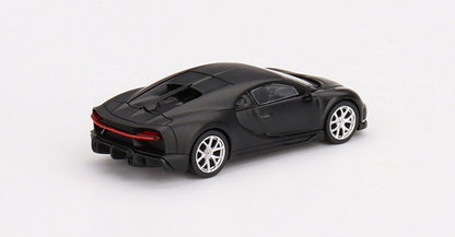 TSM Mini GT 1:64 Bugatti Chiron Super Sport 300+ Matte Black (LHD)