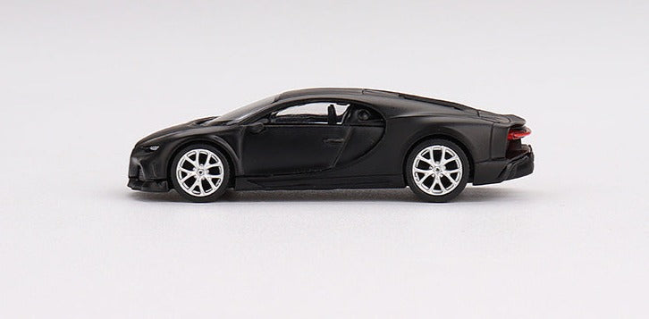 TSM Mini GT 1:64 Bugatti Chiron Super Sport 300+ Matte Black (LHD)