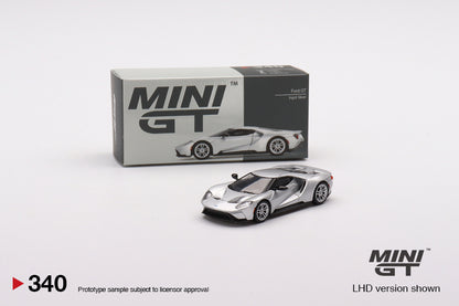 TSM Mini GT 1:64 Ford GT Ingot Silver (LHD)