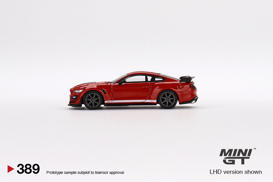 TSM Mini GT 1:64 Mustang Shelby GT500 SE Wideboy Ford Race Red (LHD)