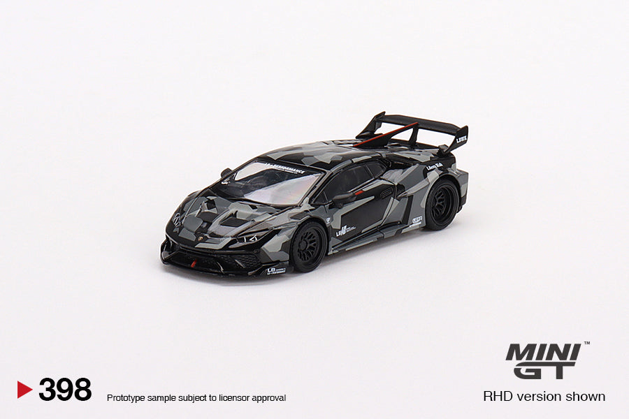 TSM Mini GT 1:64 LB WORKS Lamborghini Huracán GT Digital Camouflage (LHD)