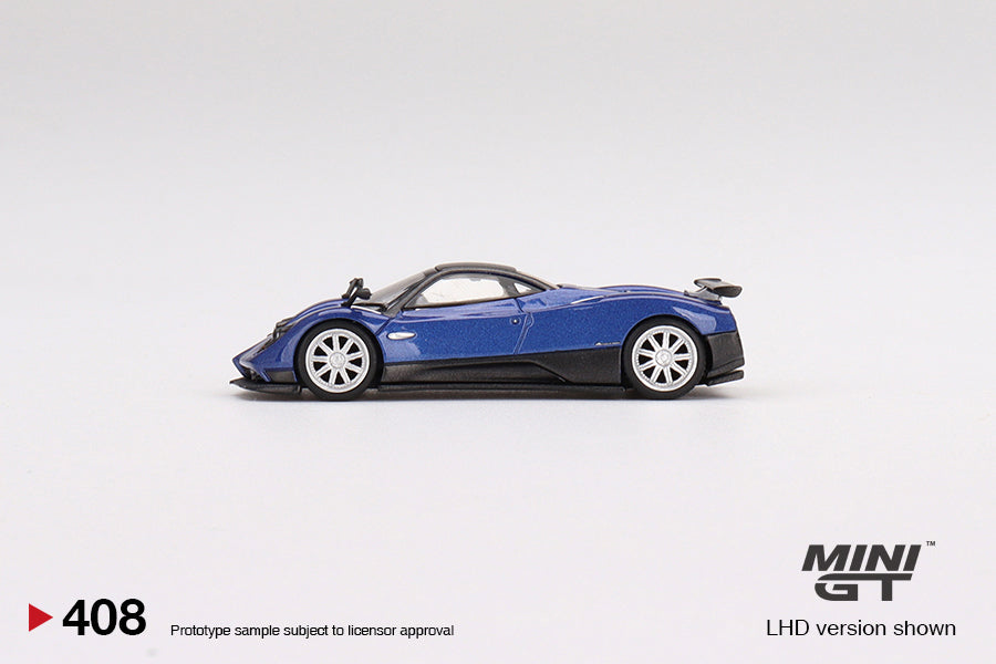 TSM Mini GT 1:64 Pagani Zonda F Blu Argentina (RHD)