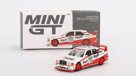 TSM Mini GT 1:64 Mercedes-Benz 190E 2.5 16 Evolution II 1991 DTM #78 Lohr