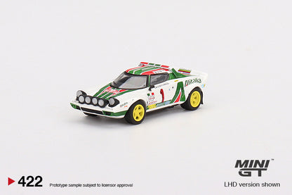 TSM Mini GT 1:64 Lancia Stratos HF 1977 Rally Monte Carlo Winner #1 (LHD)