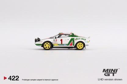 TSM Mini GT 1:64 Lancia Stratos HF 1977 Rally Monte Carlo Winner #1 (LHD)