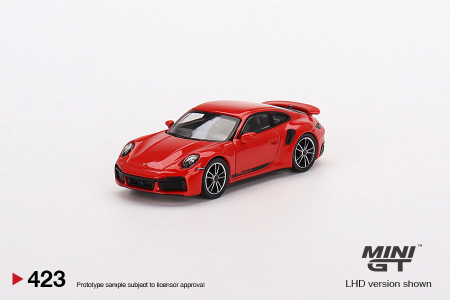 TSM Mini GT 1:64 Porsche 911 Turbo S Guards Red (RHD)