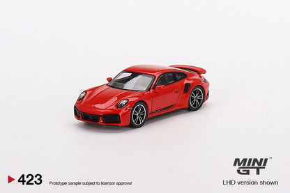 TSM Mini GT 1:64 Porsche 911 Turbo S Guards Red (RHD)