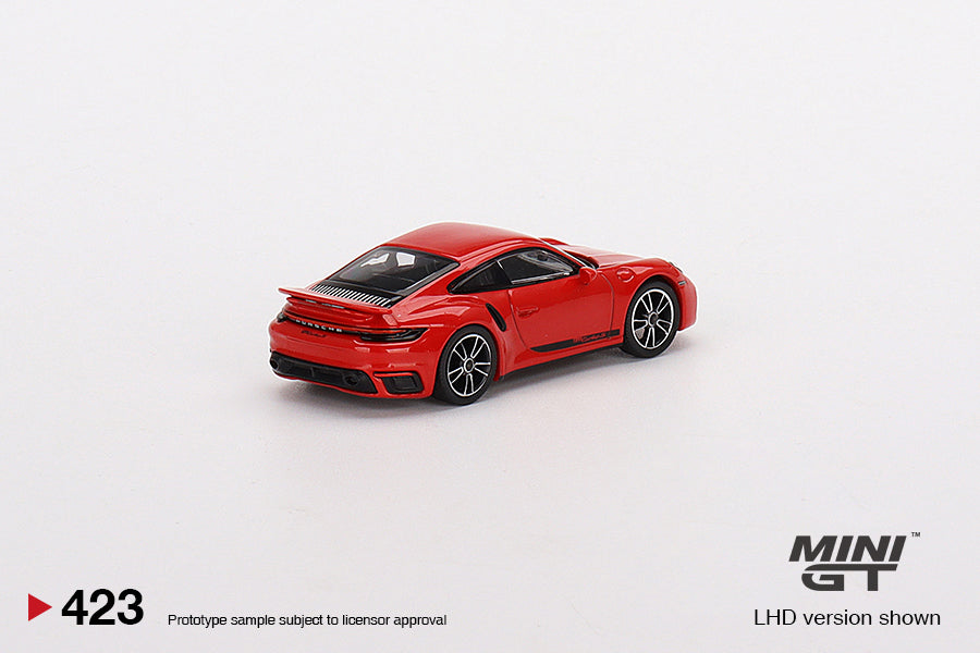 TSM Mini GT 1:64 Porsche 911 Turbo S Guards Red (RHD)