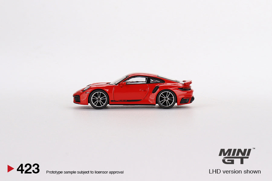 TSM Mini GT 1:64 Porsche 911 Turbo S Guards Red (RHD)