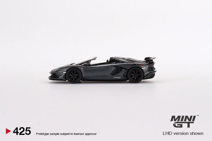 TSM Mini GT 1:64 Lamborghini Aventador SVJ Roadster Griglo Telesto (RHD)