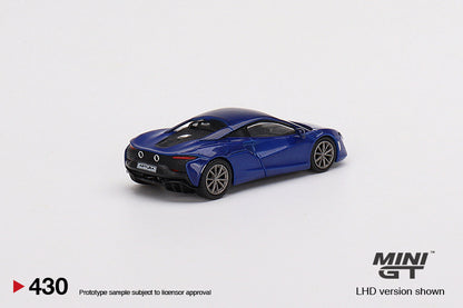 TSM Mini GT 1:64 McLaren Artura Volcano Blue (RHD)